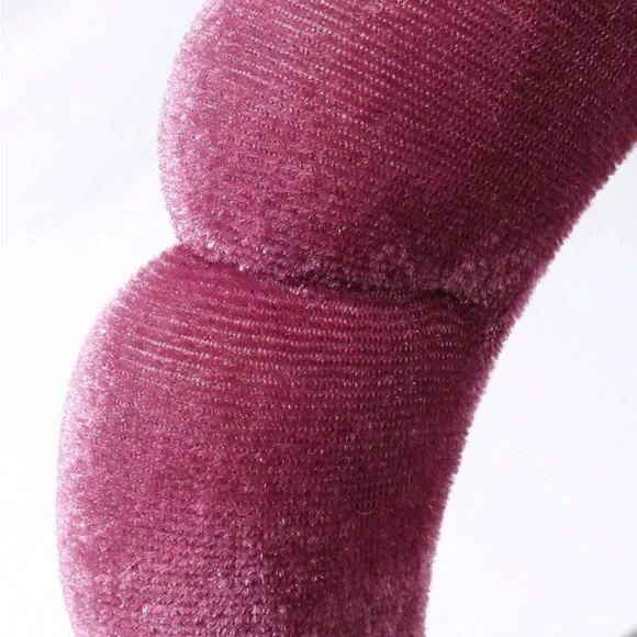Magenta Velvet Headband - Picture 2 of 2